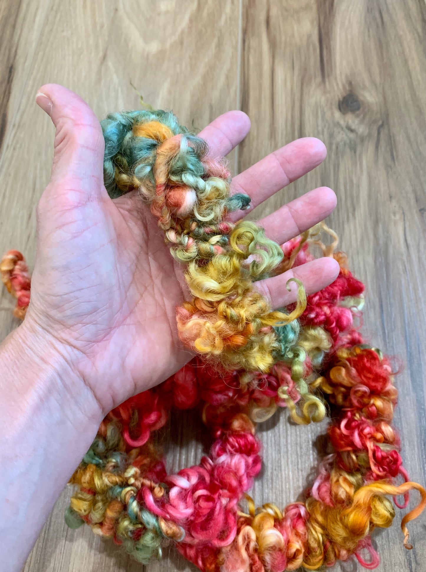 Jumbo Super Stacked Lockspun Art Yarn