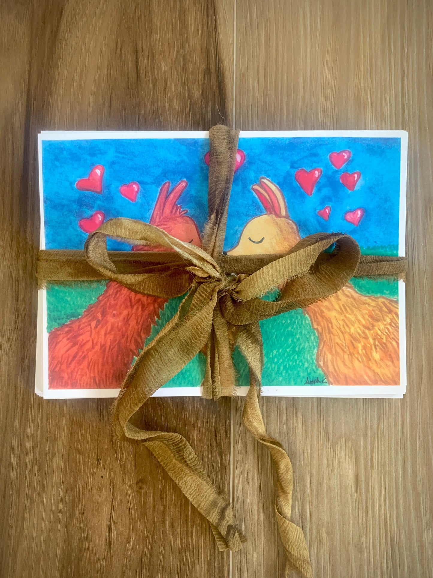 Llama Greeting Cards: Blank Greeting Cards