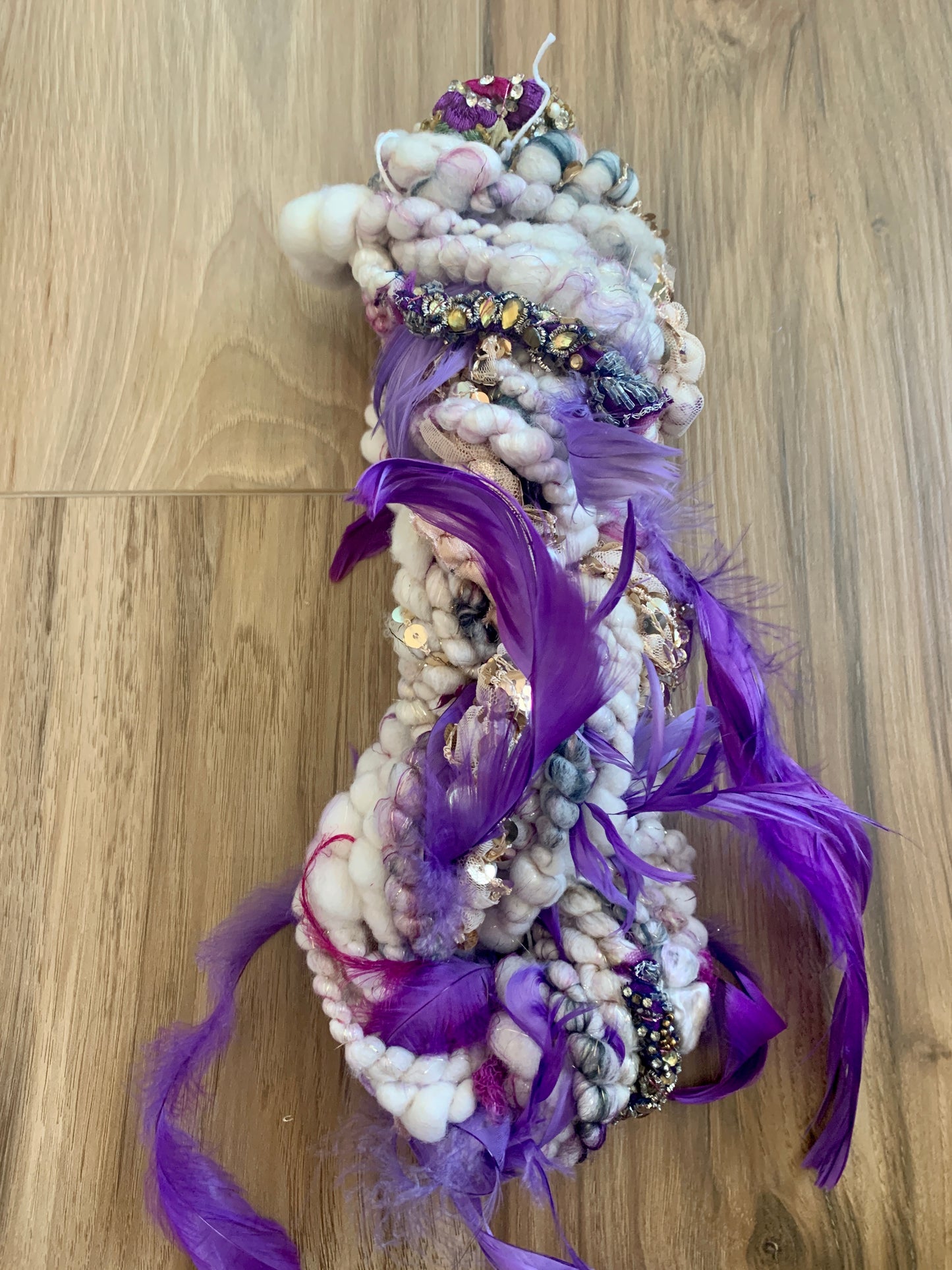 Feather and Fabric Art Yarn